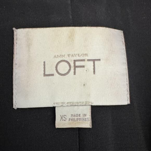 Ann Taylor LOFT Blazer Womens XS Pink Multi Floral Print Lined Jacket Colorful - Picture 3 of 8